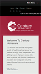 Mobile Screenshot of centurycares.com
